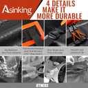 Car Rooftop Cargo Carrier Bag, Asinking 22 Cubic Feet Waterproof Tear-Resistant Car Roof Bag for All Vehicle with/Without Racks - Non-Slip Mat, 6 Door Hooks, 2 Extra Straps, Luggage Lock