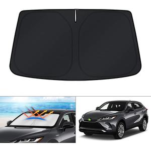 KUST Car Windshield Sun Shade for 2021-2024 Toyota Venza Accessories Sunshade Window Sun Visor Protector Foldable Blocks UV Rays Keep Your Car Cool