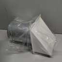 6 Inch Hooded Wall Vent with Screen and Damper,6 Inch Exhaust Vent Cover Cap for Outdoor Kitchen Range Hood Dryer Ventilation,Outside Wall Mount Extractor for House Air Exhaust,Galvanized Steel,White