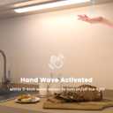 MYPLUS 24" Hand Wave Under Cabinet Lights with 5 Color Temperature, 24"-1 Pack