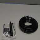 NAOEVO 10 Gauge Wire 2 Conductor Electrical Wire, 10 AWG Stranded PVC Cord, 12V Low Voltage/Tinned Copper/Flexible Cable for Automotive Wiring, Lamp Cord, Marine Cable (15FT)