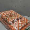 Ileading Fall Kitchen Rugs Set of 3 Piece Fall Kitchen Mats for Floor with Non Slip Backing,Washable Autumn Runner Rug for Sink Laundry Holiday Thanksgiving Decoration(Orange) (20"x32"+20"x48"+20"x59")