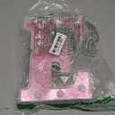 LED Letter Lights Pink Glitter Marquee Letters Light Up Alphabet Letters Sign Battery Powered for Home Party Decoration Night Bar Wedding Birthday Christmas Lamp Girls Gift - Letter E