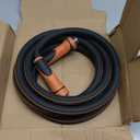 Giraffe Tools Garden Hose 5/8", Water Hose Heavy Duty, Flexible, Lightweight Hybrid Hose with Swivel Handle, 15ft Male to Female Fittings, Burst 600 PSI, Short Leader Hose