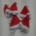 10 Pcs Dog Cat Pet Santa Hat Christmas Pet Costumes Santa Hat Pet Christmas Photo Props for Puppy Kitten Small Cats Dog