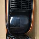 Portable Blower Fan for Home: High Velocity Floor Fans for Cooling and Drying - Air Mover with 185 Rotating for Bedroom, Garage, Shop and Gym, 3 Speeds Utility Fan with 2 AC Outlets, Orange