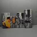 5529 Canvas Art and Artistic Prints on Canvas 160 x 80 cm – New York Traffic Cab 5-Piece