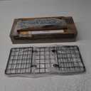 QEEIG Bathroom Shelves Over Toilet - Paper Storage Wall Mounted Farmhouse Decor Decorations Aesthetic Dcor Sign Small Floating Shelf 2+1 Set 16 inch, Rustic Brown (020BN)