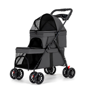 Double Pet Stroller For Dogs And Cats, One-Hand Foldable With Cup Holder
Easy Fold, Suitable For Dogs And Cats, Built-In Cup Holder, Lightweight And Portable