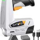 BATAVIA Electric Staple Gun, 2-in-1 Cordless T50 Stapler & Brad Nailer with 2000PCS Staples and Nails, 2000mAh Battery Powered, 4V Electric Stapler for Upholstery, Wood, DIY, Home Improvement