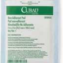 CURAD Sterile Non-Adherent Pad, 3x8 (Pack of 50)