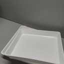 2pcs Hummingbird Feeding Water Bowls Replacement Bird Bath Bowls Plastic Outdoor Bird Feeders Multi Purpose Water Containers for Backyard Wildlife Conservation (26.00X22.70X3.80CM)