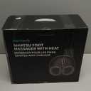 Nekteck Shiatsu Foot Massager with Heat, FSA Eligible Deep Kneading Therapy Air Compression, HSA Feet Massage Improve Blood Circulation Foot Wellness Soothing Pain Relief, Relax for Home Office Use (Gray (Regular))