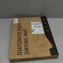 Stone Dish Drying Mats for Kitchen Counter 15.7"x 11.8" Quick Dry Stone Drying Mat Super Absorbent Diatomaceous Earth Drying Mat with 4 Non-Slip Stainless Steel Feet for Dishes & Cups Grayish White