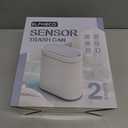 ELPHECO Bathroom Trash can Motion Sensor, Automatic Garbage can, Slim Plastic Smart Trash Bin with Lid, Commercial Intelligent Wastebaskets for Bedroom, Bathroom, Office, Grey, 2 Gallon