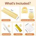 2 x Circle Cake Pop Mold for Baking with 50PCS Cake Pop Sticks Bags Ties,Baking Molds for Birthday Wedding Baby Shower Kids Party Desserts-Yellow