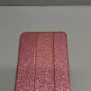 INFILAND for iPad mini 6 Case/iPad mini 6th Generation Case 2021 8.3 Inch, Glitter Cute Cover with Clear Sparkle Back, Pencil Holder for Kids Girls, Rose Gold