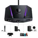 leadjoy VX2 AimBox Game Console Mouse and Keyboard Converter Compatible with PS4, Xbox Series X/S, Xbox One, Nintendo Switch, MnK Adapter with 3.5mm Audio Function for Shooter Games (VX2 Box)