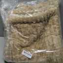 Ultra Soft Jacquard Sherpa Throw Blanket, Lightweight Yet Cozy, Versatile Couch and Travel Blanket, Checker Pattern, Multiple Sizes and Colors, Easy-Care and Durable,50x60 Inches (Camel)