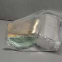 WDF 175Pcs Sage Green Plastic Plates With Gold Rim - Disposable Sage Green Plates 25guest Disposable Dinnerware Ideal for Party/Wedding/Spring Party