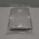 PJYucien Washable Pee Pads for Dogs 2 Pack, 36" x 36" Non-Slip and Leak-Proof Pee Mat, Puppy Training Pads for Whelping, Playpen, Crate, Bed (Grey) (Gray White)