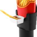 French Fry Holder and Sauce Holder Set for Car, Funny Useful White Elephant Gift Idea for Adults, Stocking Stuffer for Men and Women (1)