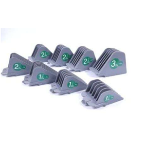 Primbarber Extra Long Mega Clipper Guards for Wahl 10 12 14 16 18 20 Hair Clipper Guards 6pcs Extra Long Clipper Guard Attachments 2.5 Inch Clipper Guides Multiple Sizes Universal 2.5", 2.25", 2", 1.75", 1.5", 1.25" (Gray)