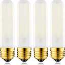 40 Watt T10 Clear Tubular Incandescent Light Bulb, Vintage Style Showcase Bulb,Showcase lamp, 2700K Soft White, E26 Medium Base, 280 Lumens (Misty White)