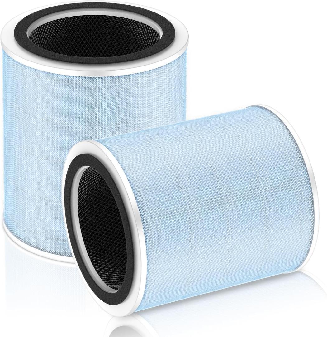 Core 400S Smoke Replacement Filter for LEVOIT Core 400S-P Air Purifier
3-in-1 Smoke Remover High-Efficiency Activated Carbon Filter, Core 400S-RF-SR Filter for Smoke, Pet Odors, Pollen, 2 Pack