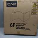 CAP Barbell All Purpose Folding Anti Tear Exercise Training Aerobic Fitness Gym & Gymnastics Balance Mat | (Black) 72"L x 24"W x 2"