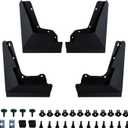 Amooca Mud Flaps Customized for Tesla Cybertruck No-Drill Splash Guards Mudguards with Hardware Front & Rear 4pc Set