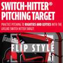 Franklin Sports Pitch Back Rebounder and Switch Hitter Pitching Target - 2 in 1 Return Trainer and Catcher Target - Perfect for Pitching, Fielding and Throwing Practice - 55 x 36 Inch