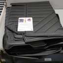 Floor Liners & Large Cargo Liners for 2018-2023 2024 Ford Expedition MAX 7 Seats(2 Row Bucket Seat) with Backrest ProtectionTPE All Weather Car Floor Mats with Large Trunk Mat