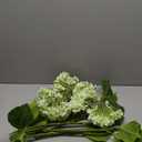 6 Pcs Real Touch Hydrangea Artificial Flowers, 21" Light Green Full Faux Hydrangea Flowers Latex Fake Flowers for Home Decor Party Floral Arrangements Wedding Bouquets Centerpieces Outdoor Decor