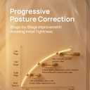 OFIR Upper Back Posture Corrector for Women, After-Work Sofa Reading Support, Twin-Pressure System Back Straightener Posture Brace For Women, 3D Diamond Breathable Cushioning,High-Elastic Straps (M)