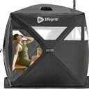 Lifepro ZenZone Outdoor Sauna Tent – Portable Wood Burning with Stove – 4 Person Steam & Dry Sauna for Camping, Backyard, Home Gym – Heavy Duty Oxford Cloth & Carbon Steel Stove