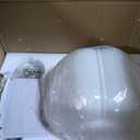 Milk Glass Ceiling Light Fixture, White, 9 inch