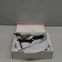 Allegra K Women's Sparkly Rhinestone Straps High Stiletto Heels Black Pumps Over 3 Inch Heel Evening Party Wedding Shoes for Bride 6 m US