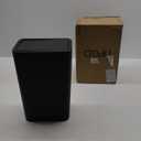 TIPGO Bathroom Trash Can with Lid, 10 Liter/ 2.6 Gallon Slim Garbage Can, Small Trash Bin Waste Basket with Pop-Up Lid for Kitchen, Bedroom, Living Room, Office (Black)