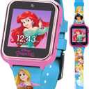 Accutime Disney's Princess Kids' Touchscreen Interactive Smartwatch, Built in Selfie-Camera, Easy-to-Buckle Strap, Model: PN4258AZ