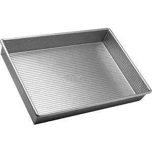 USA Pan Bakeware Rectangular Cake Baking Pan, 9 x 13 inch, Nonstick & Quick Release Coating, Aluminized Steel