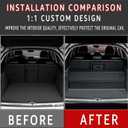Trunk Organizer for Toyota Highlander & Crown Signia – Custom Fit Suede Cargo Storage Box, Foldable Multi-Compartment SUV Organizer for Road Trips, Groceries & Sports Gear 43.3"x11"x11"