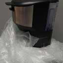 Amazon Basics Single Serve Coffee Maker K-Cup, 14 Oz, Black & Stainless Steel Machine, 5.98"D x 9.44"W x 14.17"H