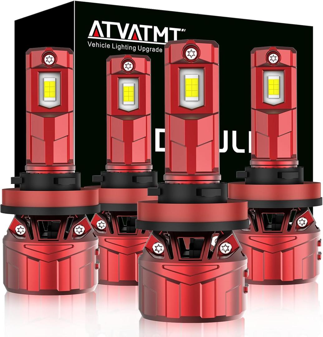 H11 H9 Bulbs for Chevrolet 2022 2023 2024 2025 Silverado 2500 HD 3500 HD Chevy Fog Light Replacement 6500K Bright White Pack of 4