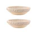 DOYOLLA Bread Proofing Baskets Set of 2 12 inch Round Dough Proofing Bowls w/ Liners Perfect for Home Sourdough Bakers Baking