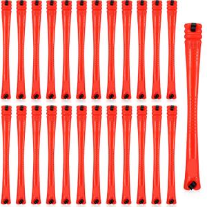 WILLBOND 84 Pieces Hair Perm Rods Hair Curling Rollers Perming Curlers Rods Cold Wave Rollers for Hairdressing Styling Tools(0.2 Inch,Red)
