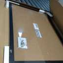 U Brands Cork Bulletin Board, 17" x 23", Black Wood Frame