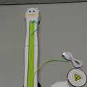 Interactive Cat Toy for Indoor Cats: Door-Mounted Automatic Moving Enrichment Cat Toy with Adjustable Motion Modes, Rechargeable Electric for Kittens & Bored Adult Cats, Hands-Free Pet Play Accessory (White)