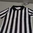 Thapower Children Referee Shirt Costume Kids Youth Black and White Stripe Boy Girls Toddler Ref Jersey, XS