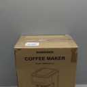 Coffee Maker, Programmable Drip Coffee Maker 12 Cup, Regular & Strong Brew Drip Coffee Machine with Iced Coffee Function for Home and Office, Black & Stainless Steel (Black,Silver)